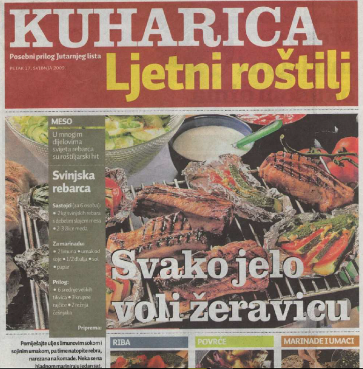 Ljetni roštilj i riblja jela