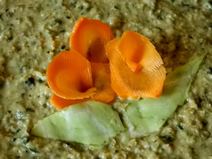 Posni namaz-Humus od leblebija, lisnatog kelja i rukole