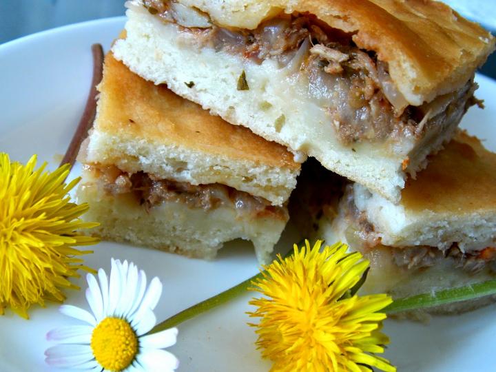  Lenja pita sa tunjevinom i vrgnjima
